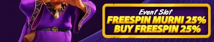 EVENT SLOT FREESPIN MURNI 25% &amp; BUY FREESPIN 25%