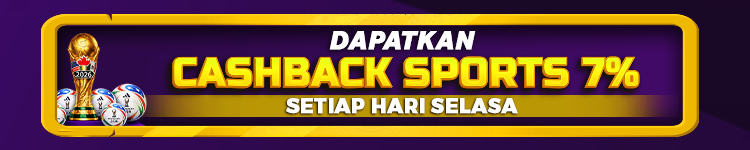 BONUS CASHBACK KEKALAHAN SPORTS GAMES 7%